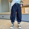 【时尚百搭，深受男童青睐！】2023春季新款男童宽松牛仔长裤，穿着舒适，质量上乘，打造in的搭配，成就帅气儿童潮流！lm 商品缩略图0