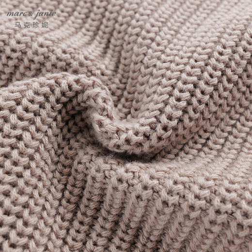 【城市户外】马克珍妮冬装新款 男童圆领扭花针织衫毛衣231933 商品图4