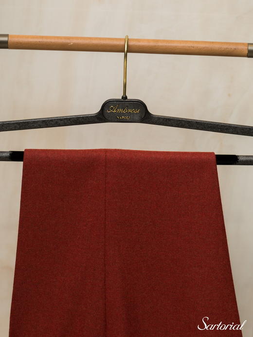 Ambrosi 红色法兰绒裤装 商品图3