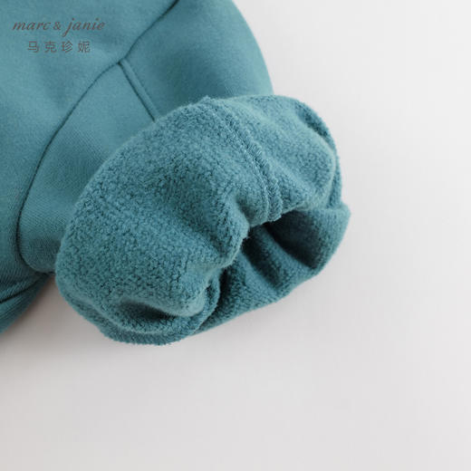 马克珍妮秋冬装新款 男童半高领字母机能风运动卫衣231377 商品图4