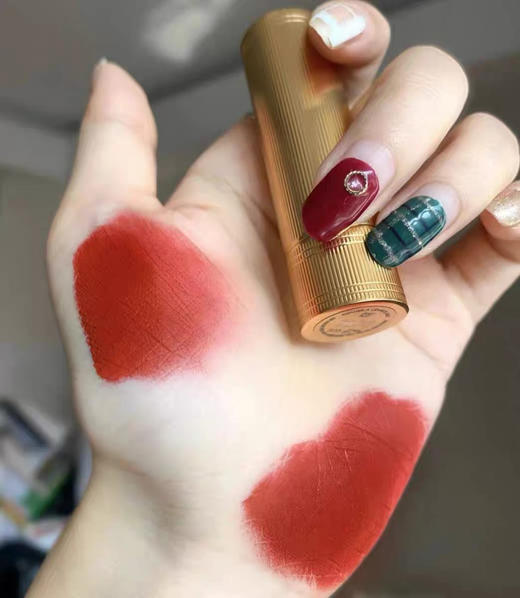 GUCCI古驰绒雾哑光金管口红505丝绸质地唇膏 商品图1