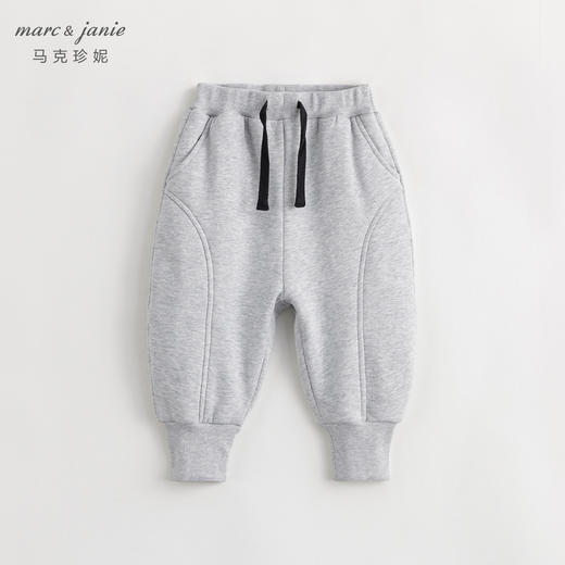 【加绒】马克珍妮冬装新款 男童宽松束脚灯笼裤 儿童运动裤232052 商品图1
