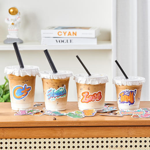 【吸塑材质！一次性PET饮品杯】安全卫生，商用网红嘟嘟杯咖啡杯一次性pet饮品杯柠檬果汁奶茶冰粉杯子 商品图1