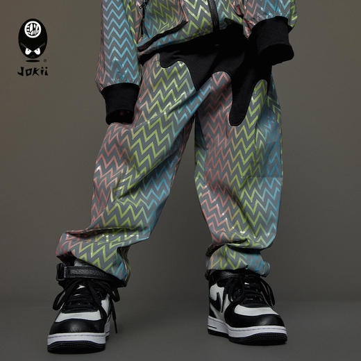 【23秋上新】jokii潮牌童装『金银台长裤』儿童长裤春秋新款炸街时髦[福利品] 商品图0