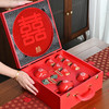 【传统婚庆茶具❗️红色陶瓷伴手礼】中式结婚茶具婚庆喜庆红色陶瓷伴手礼套装整套礼盒改口敬茶杯新人礼盒伴手礼新年礼盒年货礼盒 商品缩略图1