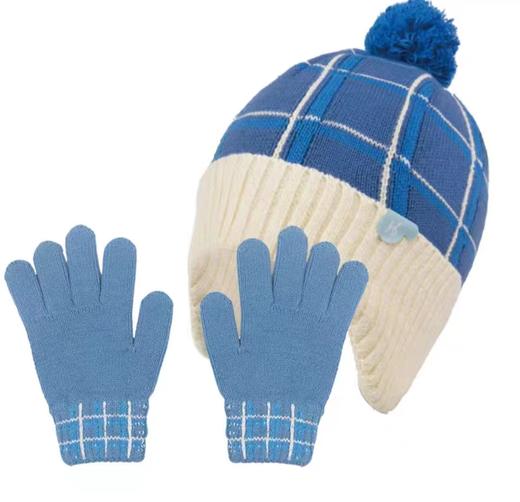 (包邮)heybetter儿童抱耳帽+手套套装（四种颜色） 商品图1