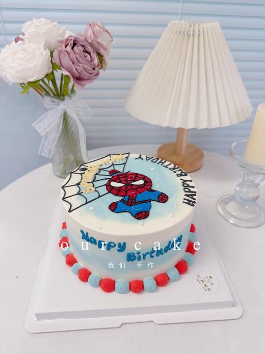 蜘蛛侠SPIDERMAN手绘蛋糕-低糖处理无添加 商品图2