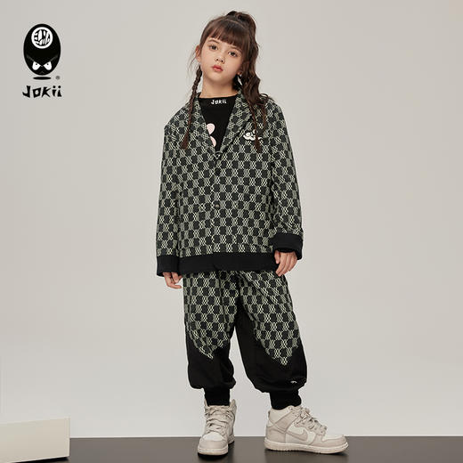 【23秋上新】jokii潮牌童装『月露白嘻哈裤』儿童时尚洋气潮酷[福利品] 商品图4