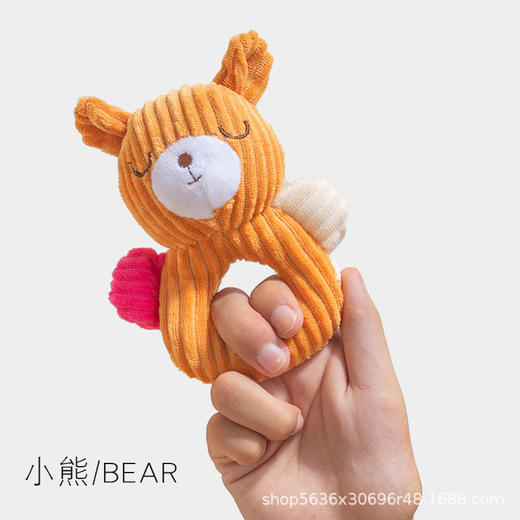 【宠物好玩伴！公仔毛绒狗狗】宠物玩具磨牙毛绒发声互动狗玩具手握动物公仔毛绒狗狗玩具网红 商品图2