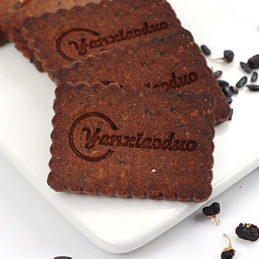 【以黑养黑以食为补！五黑焦糖脆饼干】黑芝麻、黑枸杞、黑米、黑豆、黑芝士原料搭配，酥脆口感令人陶醉健康好吃 商品图1