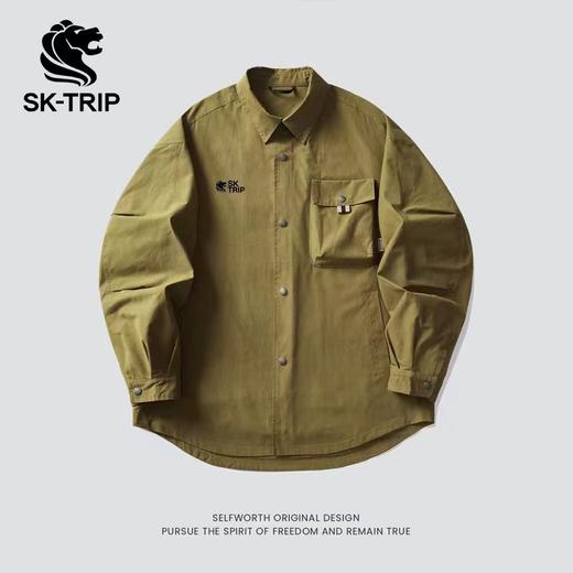 狮牌  男女同款长袖衬衫 商品图0