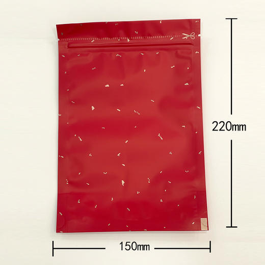 飘金拉链袋【二两• 红】35元一把/100个/把/ 满300元河南省内包邮 商品图1