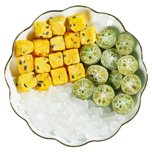 【酸甜可口！金桔百香果茶】百香果青桔茶夏季水果茶 冻干百香果三角包茶包果10克健康 商品图3