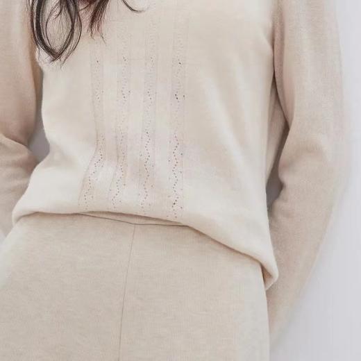 米梭AMORE MISSO女装直出半高领镂空花女套4311C2203 商品图3