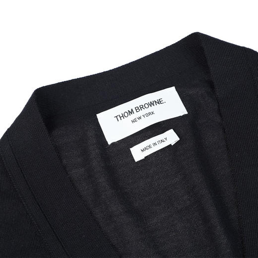 【超惠秒】THOM BROWNE 汤姆·布朗 男女通款 4条纹美利奴羊毛针织衫 11581 商品图3