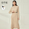 EITIE爱特爱冬季新款半高领针织显瘦修身连衣裙长裙6801519 商品缩略图1