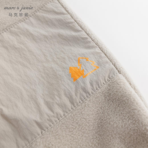 【山系户外】马克珍妮秋冬新款 男童拼接摇粒绒束脚运动裤241179 商品图4