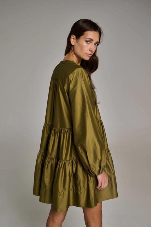 DEVOTION TWINS - Pesada Short Dress - COLLEGE KHAKI - 女装连身裙 - 卡其色 商品图3