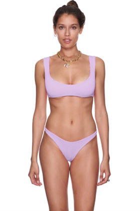 Reina Olga - Marti Bikini Set - Faded Neon Lilac - 女装 - 比基尼套装 - 紫色