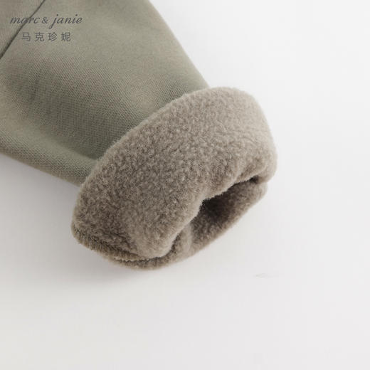 半高领加绒【山系户外】马克珍妮秋装新款 男女童运动卫衣231253 商品图4