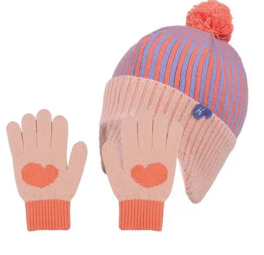 (包邮)heybetter儿童抱耳帽+手套套装（四种颜色） 商品图2