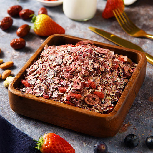 【五红重谷物！即食冲调麦片】不单独添加蔗糖，美粥食客五红谷物即食冲调麦片即食燕麦片营养早餐冲泡速食代餐饱腹冲饮食品健康 商品图5