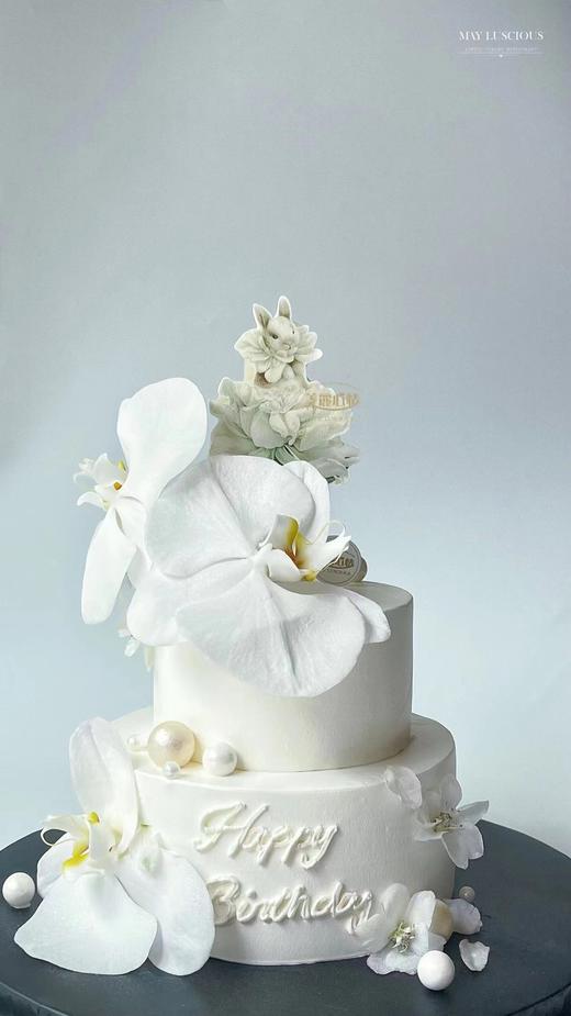 蝴蝶兰鲜花蛋糕 商品图0