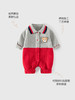 巴布雨拼色小绅士婴儿连体衣秋冬纯棉A类婴儿连体衣翻领宝宝爬服 商品缩略图2