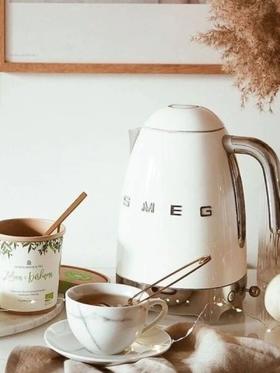 SMEG斯麦格KLF04电热水壶复古家用泡茶保温一体7档温度控温电水壶