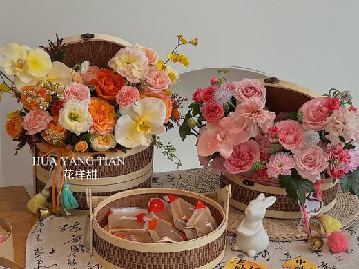 平安喜乐 · 鲜花月饼礼盒（橘色版） 商品图3