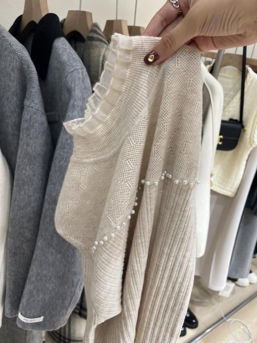 珍珠羊毛打底衫 商品图2