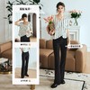 OLrain欧芮儿法式黑色休闲裤女秋季2023新款高腰百搭直筒垂感长裤 商品缩略图3