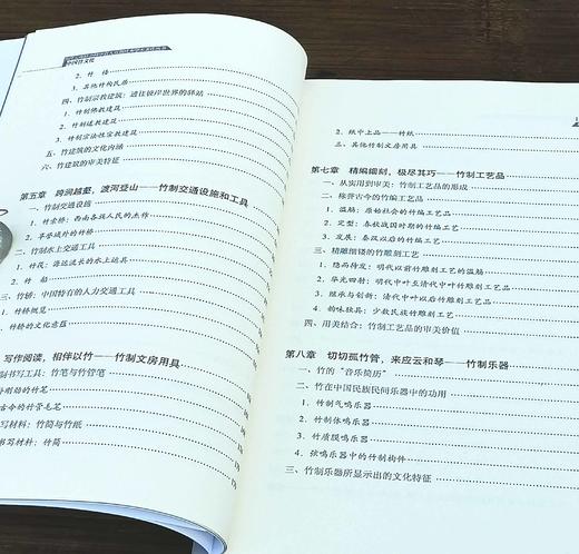 《中国竹文化》，16开，平装，何明等著 ，云南人民出版社2012年版，388页，定价75，售价38元，非偏远地区包邮。

本书由“序言”、“导论”、“上编 竹文化景观”、“下编竹文化符号”“结 商品图5