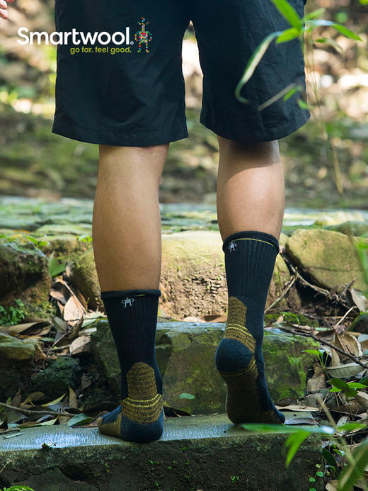 Smartwool徒步功能轻量中筒袜户外美利奴羊毛袜运动袜男机洗1614 商品图6