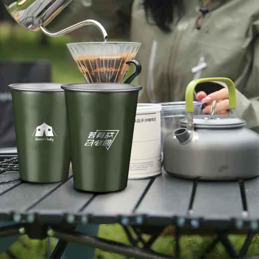 【硬核风户外杯】哨位原创设计304不锈钢户外杯、洗漱杯（不隔热）y 商品图5