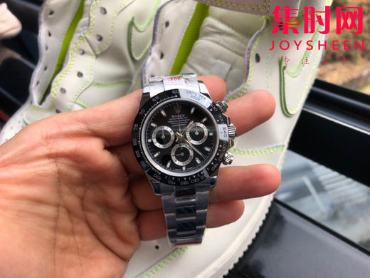 精品推荐！劳力士迪通拿“黑陶迪”40mm 7750改Cal.4130全自动机械计时机芯
精钢表壳表带 蓝宝石镜面 陶瓷圈口 商品图0