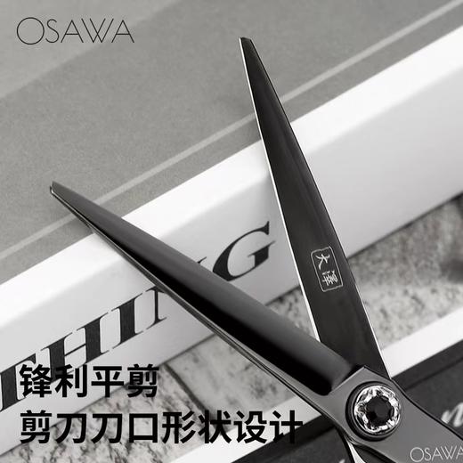 OSAWA大泽剪刀D2美发剪刀理发剪综合剪半手型平剪6寸专业剪刀 商品图1