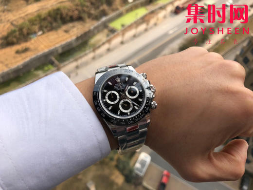 精品推荐！劳力士迪通拿“黑陶迪”40mm 7750改Cal.4130全自动机械计时机芯
精钢表壳表带 蓝宝石镜面 陶瓷圈口 商品图6