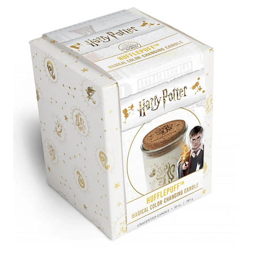 哈利·波特:赫奇帕奇魔法变色蜡烛 文创周边 英文原版 Harry Potter: Magical Colour-Changing Hufflepuff Candle 商品图0