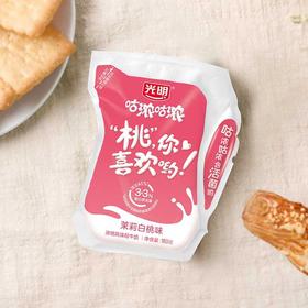 180g光明咕哝咕哝茉莉白桃酸奶