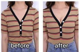 穿一次就爱上，A杯秒变C杯的果冻条聚拢内衣，极薄无痕，比不穿还舒服