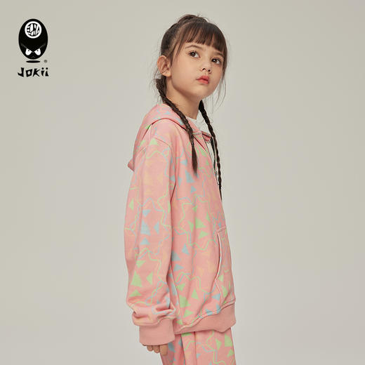 【23秋上新】jokii潮牌童装『万物生连帽外套』儿童外套甜酷拉链上衣洋气[福利品] 商品图1