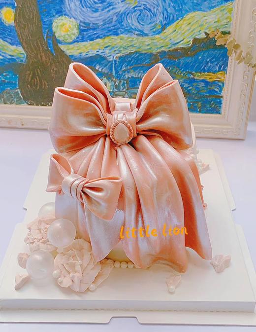 狮子家-蝴蝶结 气派生日蛋糕 纪念日蛋糕 聚会 仪式感必备 健康甜品 商品图0