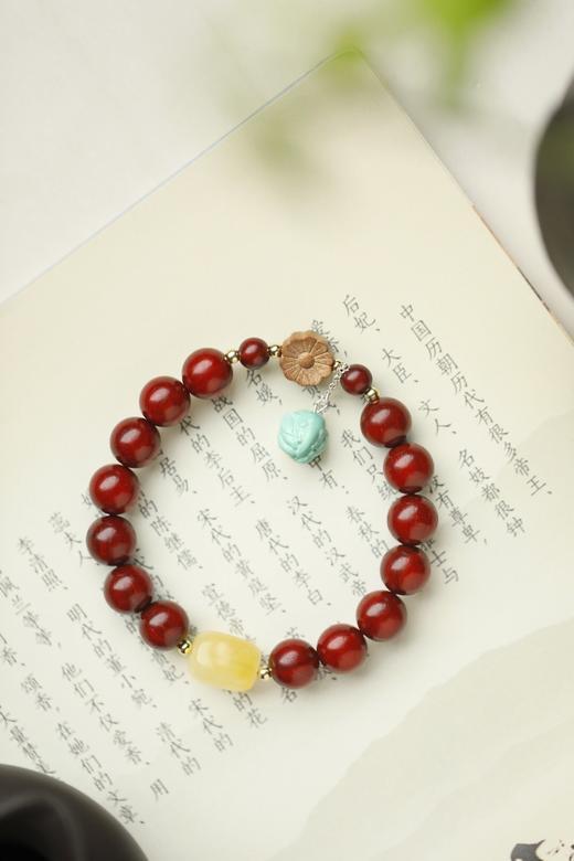 【青山特惠】1.0*14颗原创 "南忆"小叶紫檀手串 y88 商品图3