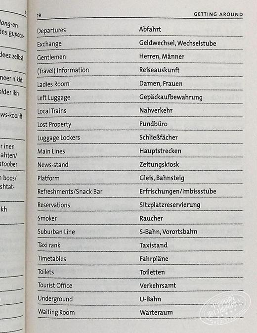 【中商原版】PENGUIN GERMAN PHRASEBOOK Fourth Edition(The Penguin Phrasebook Library)德语短语手册第四版 企鹅短语书库 商品图6