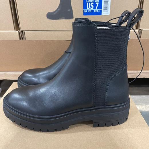 Steve Madden2023冬新款厚底牛皮切尔西靴套筒真皮牛皮女短靴！美国代购，无中文标签，介意慎拍  M 商品图4