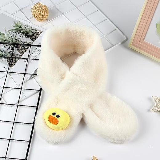 【19.9/两件！】2023秋冬款儿童围巾亲子毛绒加厚仿兔毛宝宝围脖卡通韩版保暖围巾lm 商品图4