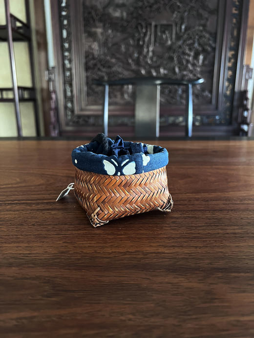 竹编茶杯篓杯笼 商品图1