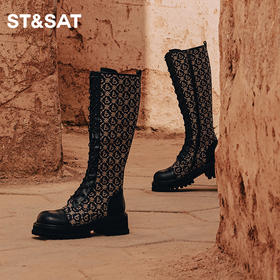 星期六经典骑士靴长筒靴SS34117164
