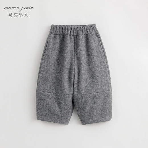 马克珍妮秋冬新款 男女童保暖宽松毛呢灯笼裤 儿童裤子232020 商品图1